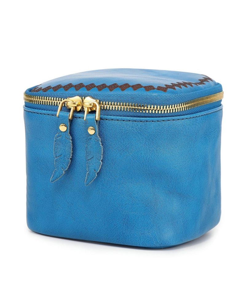 Celosia Cube Leather Jewelry Case
