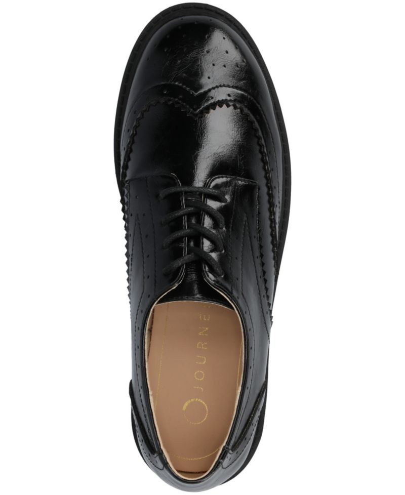 Women's Claudiya Lug Sole Lace Up Oxford Loafers