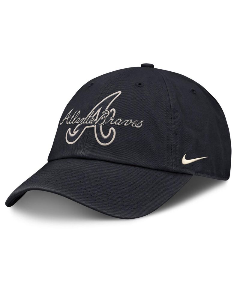 Men's Navy Atlanta Braves Statement Club Adjustable Hat