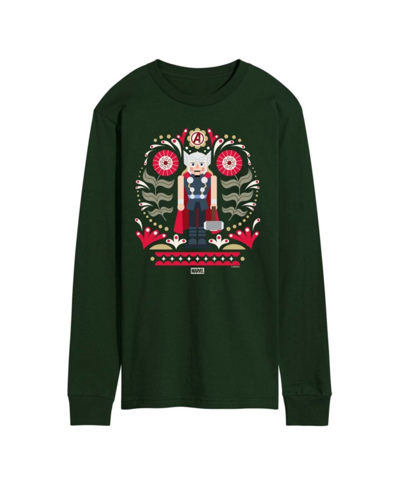 Men's Thor Nutcracker Graphic Long-Sleeve T-Shirt