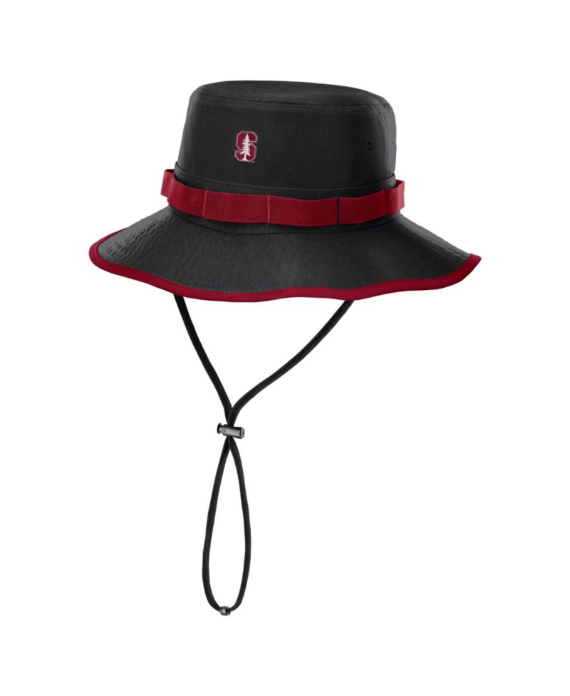 Men's Black Stanford Cardinal 2026 Sideline Apex Boonie Bucket Hat