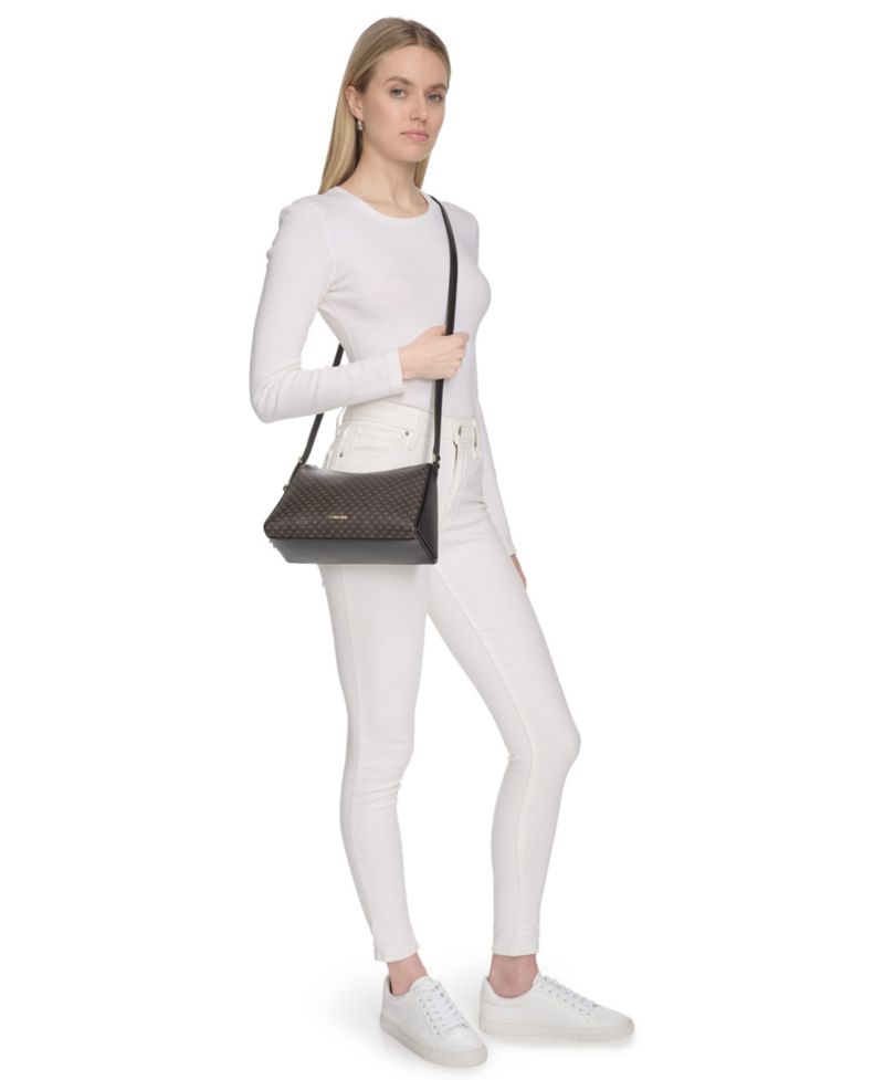 Mandy Mini Signature Top Zipper Crossbody