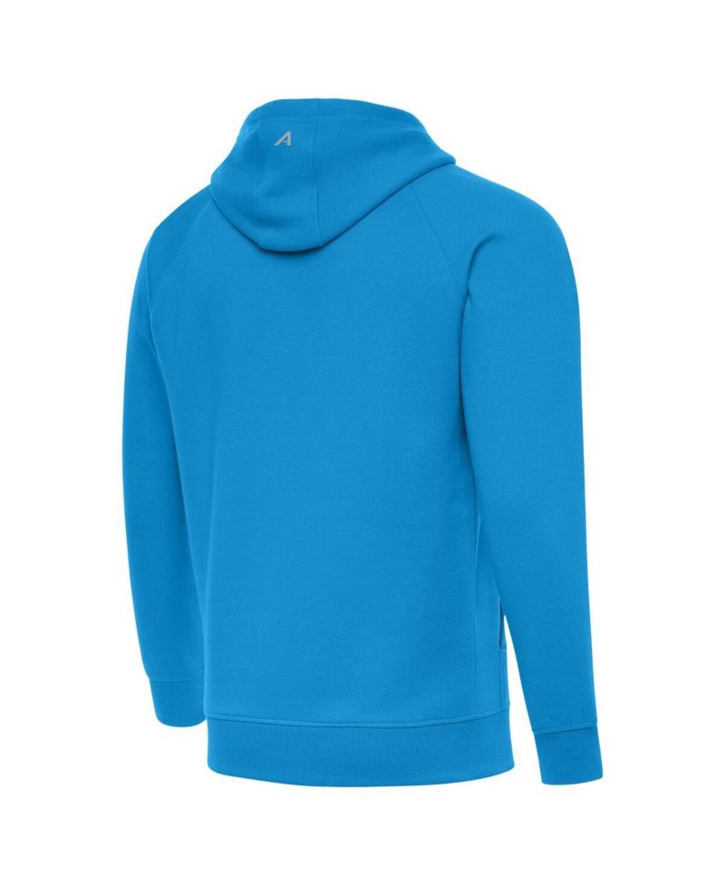 Men's Blue Carolina Panthers Brushed Carbon Victory Pullover Hoodie