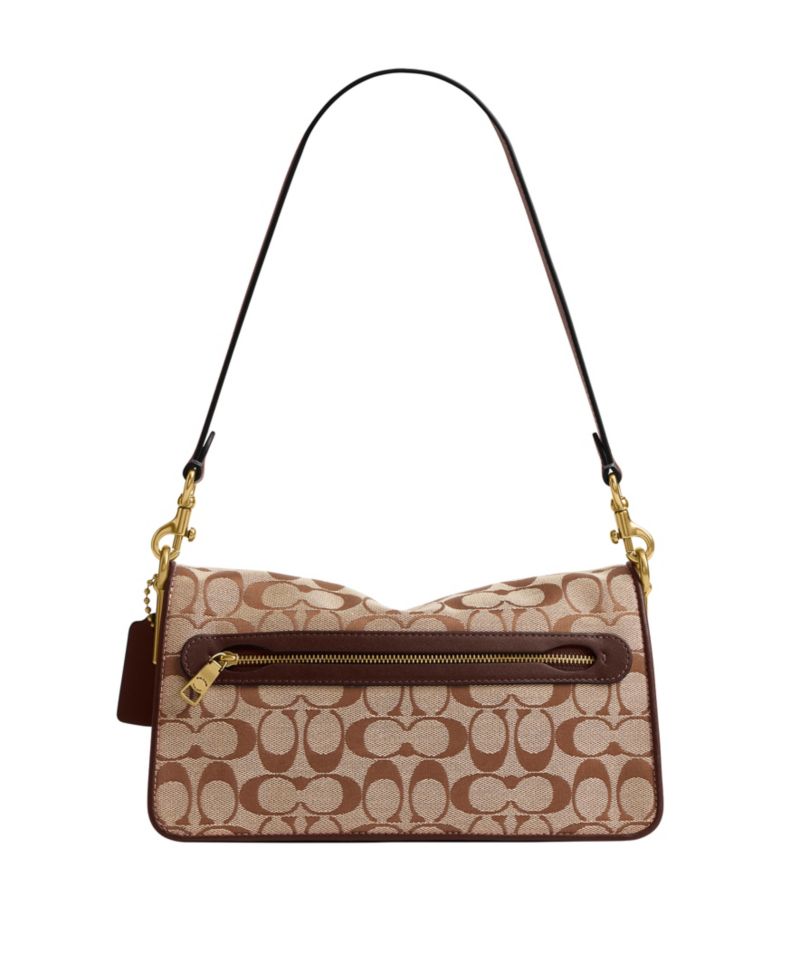 Tabby Medium Soft Signature Jacquard Shoulder Bag 26