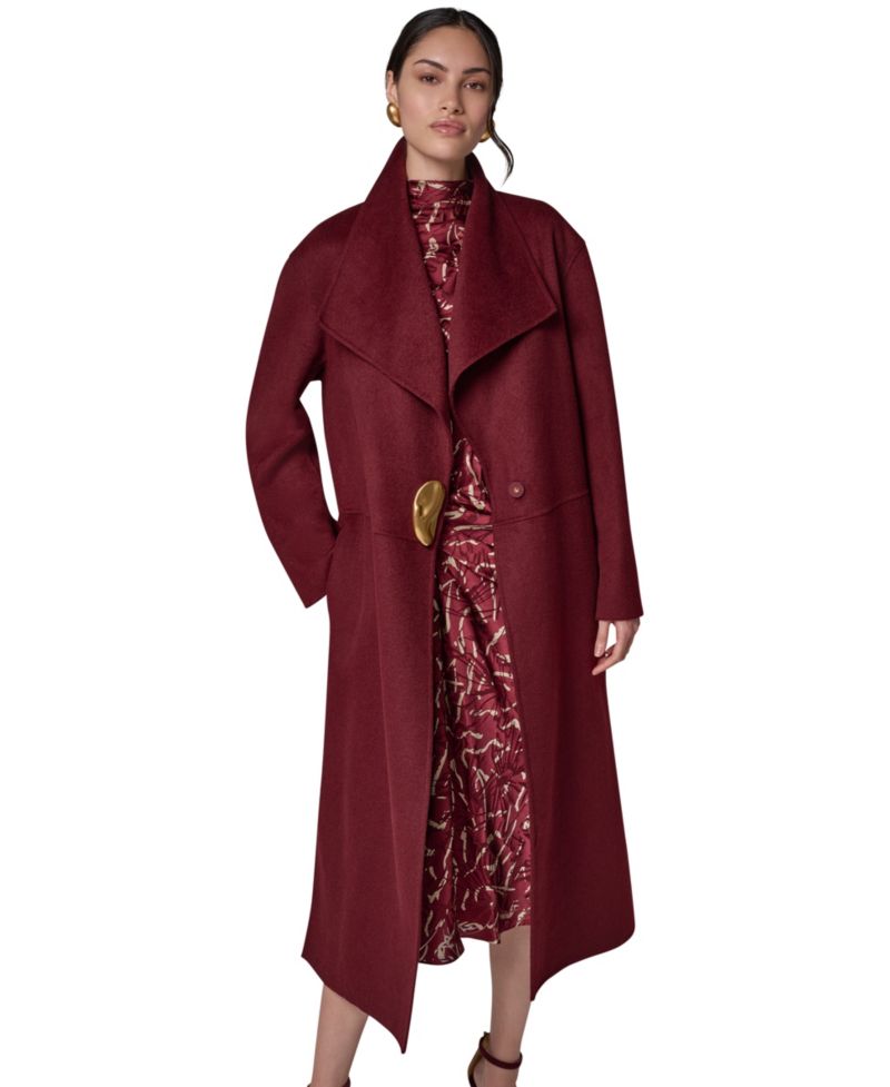 Women's Wool-Blend Oversized Coat