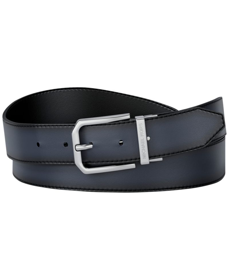 31MM Men's Gunmetal Buckle Leather Belt