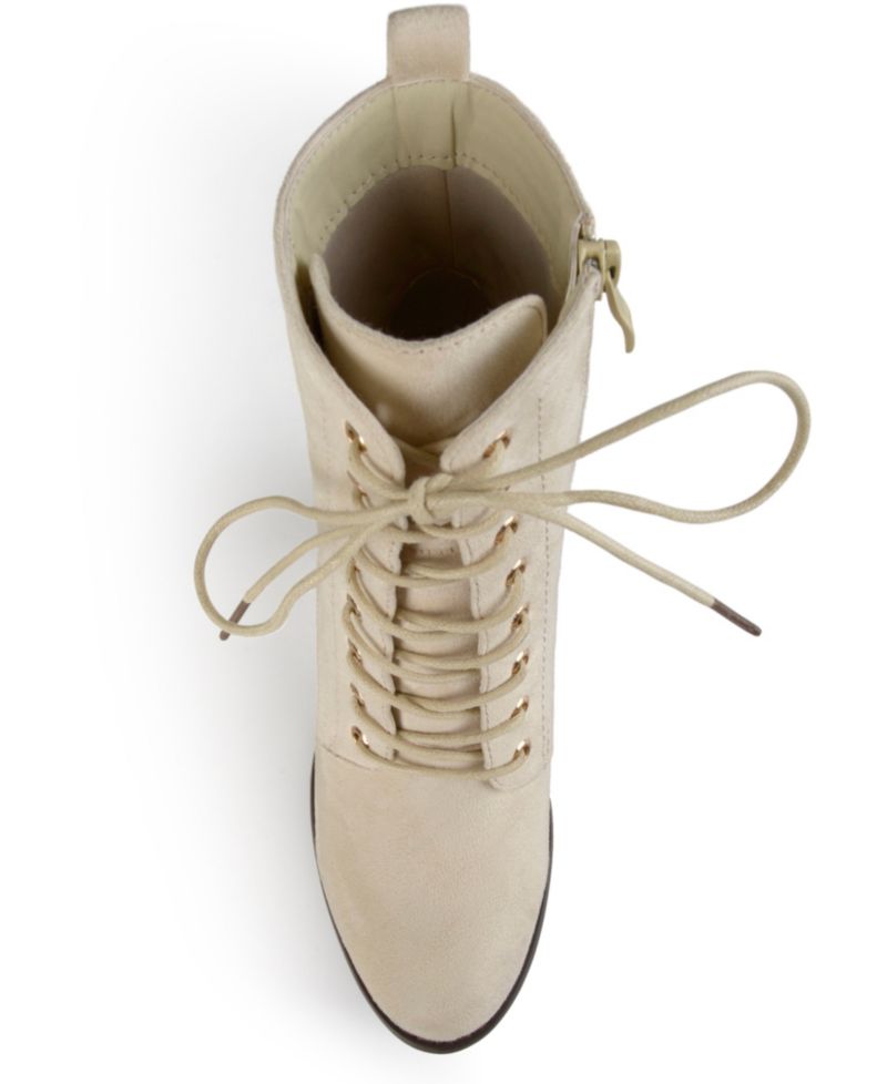 Women's Baylor Lace Up Stacked Heel Booties