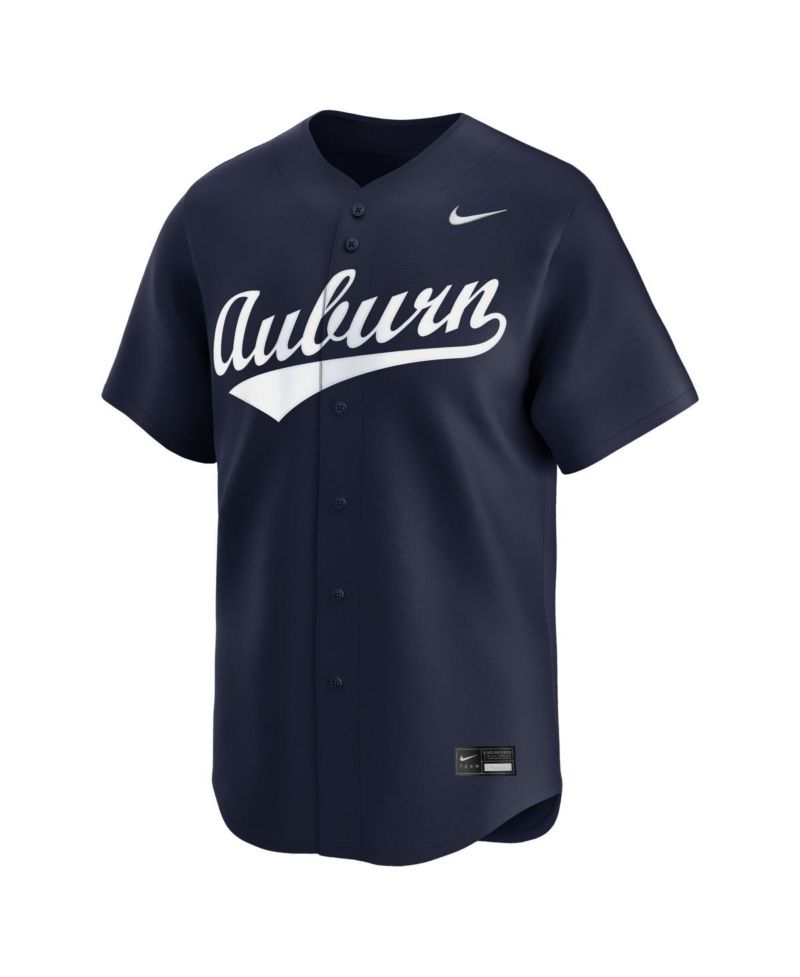 Men's Navy Auburn Tigers Alternate Limited Baseball Jersey