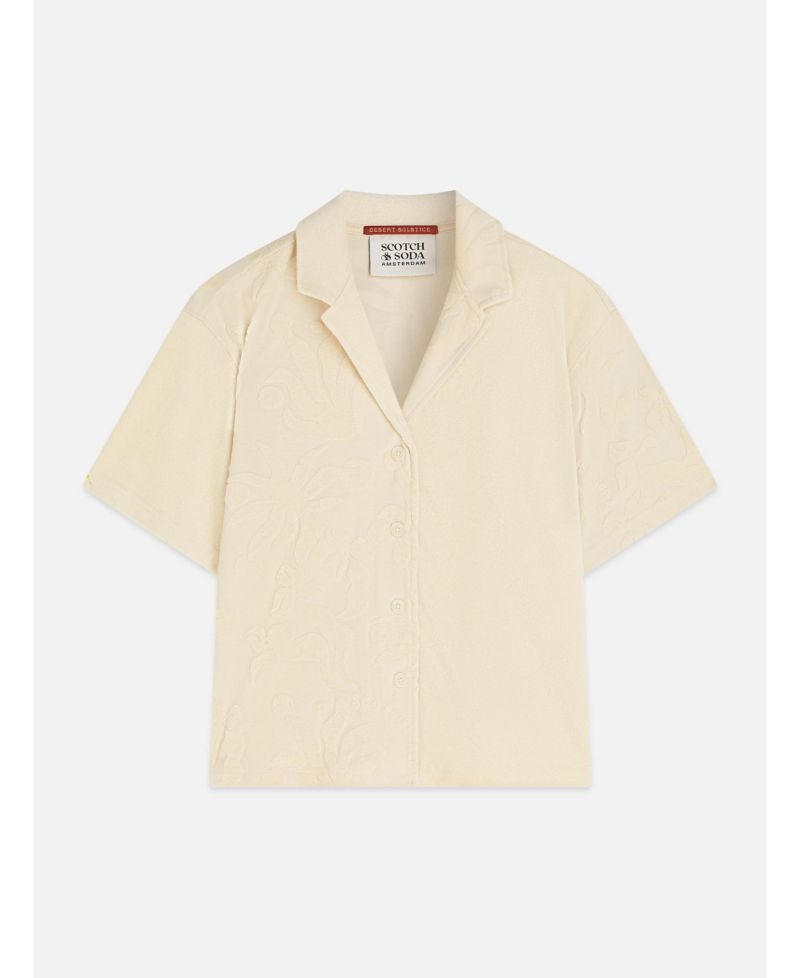 Women's Towelling Short Sleeved Shirt