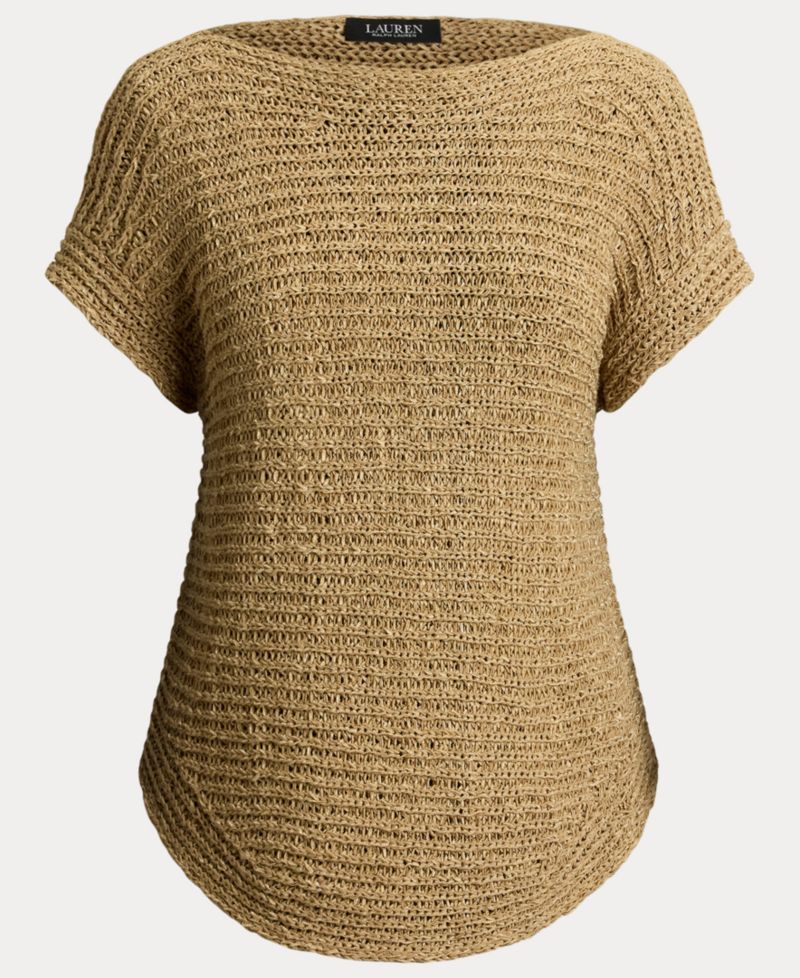 Women's Boat Neck Dropped Shoulder Sweater