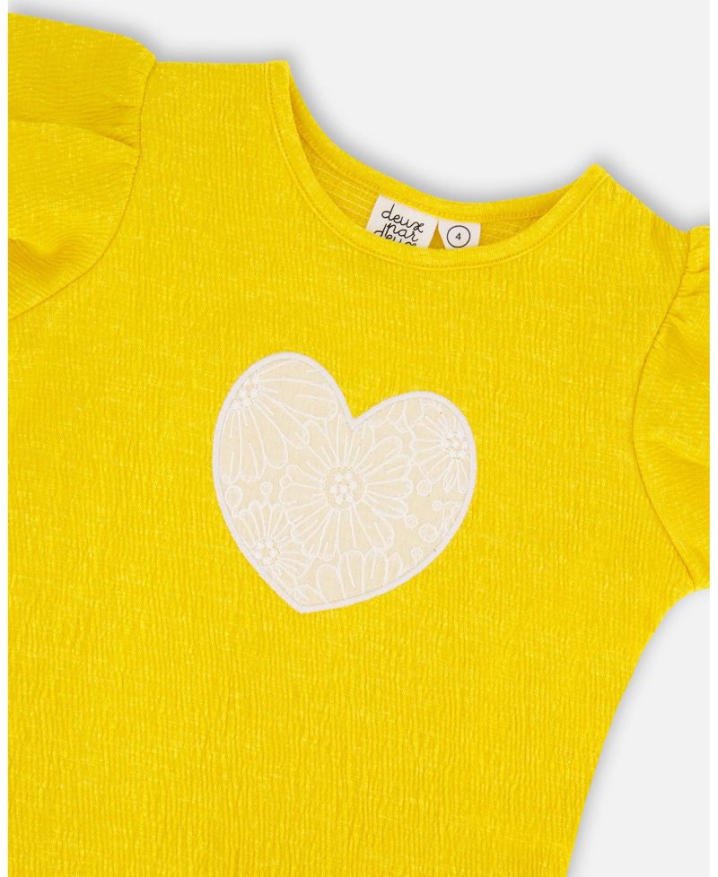 Toddler Girl Crinkle Jersey Top