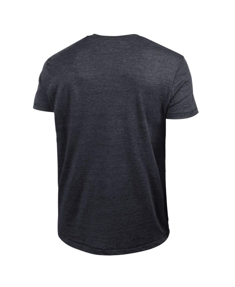 Men's Black Tampa Bay Rays Cooperstown Logo Tri-Blend T-Shirt