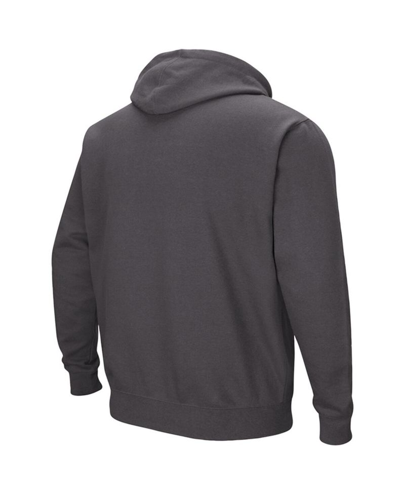 Men's Charcoal San Diego State Aztecs Arch Logo 3.0 Pullover Hoodie