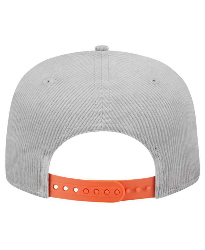 Men's Gray Miami Dolphins Corduroy Golfer Adjustable Hat