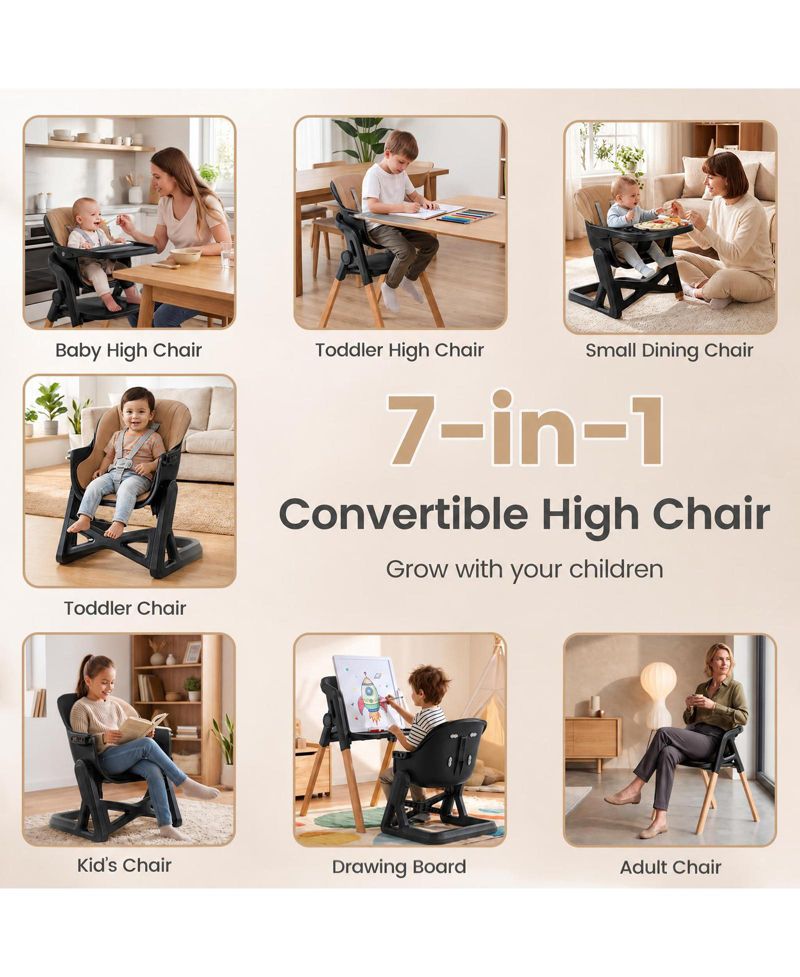 Convertible-Foldable High Chair