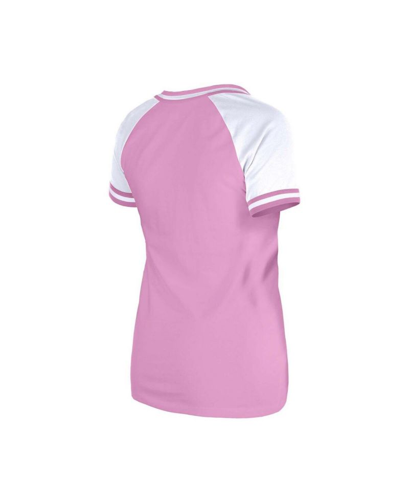 Women's Pink Dallas Cowboys Mommy Me V-Neck T-Shirt