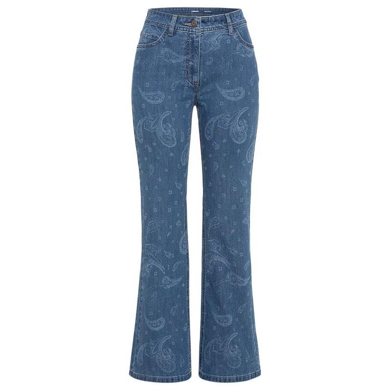 Women's Mona Fit Paisley Motif Jean