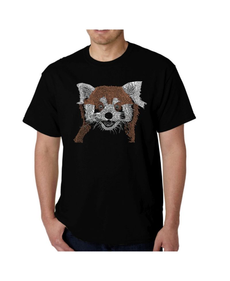 Men's Word Art - Panda T-Shirt