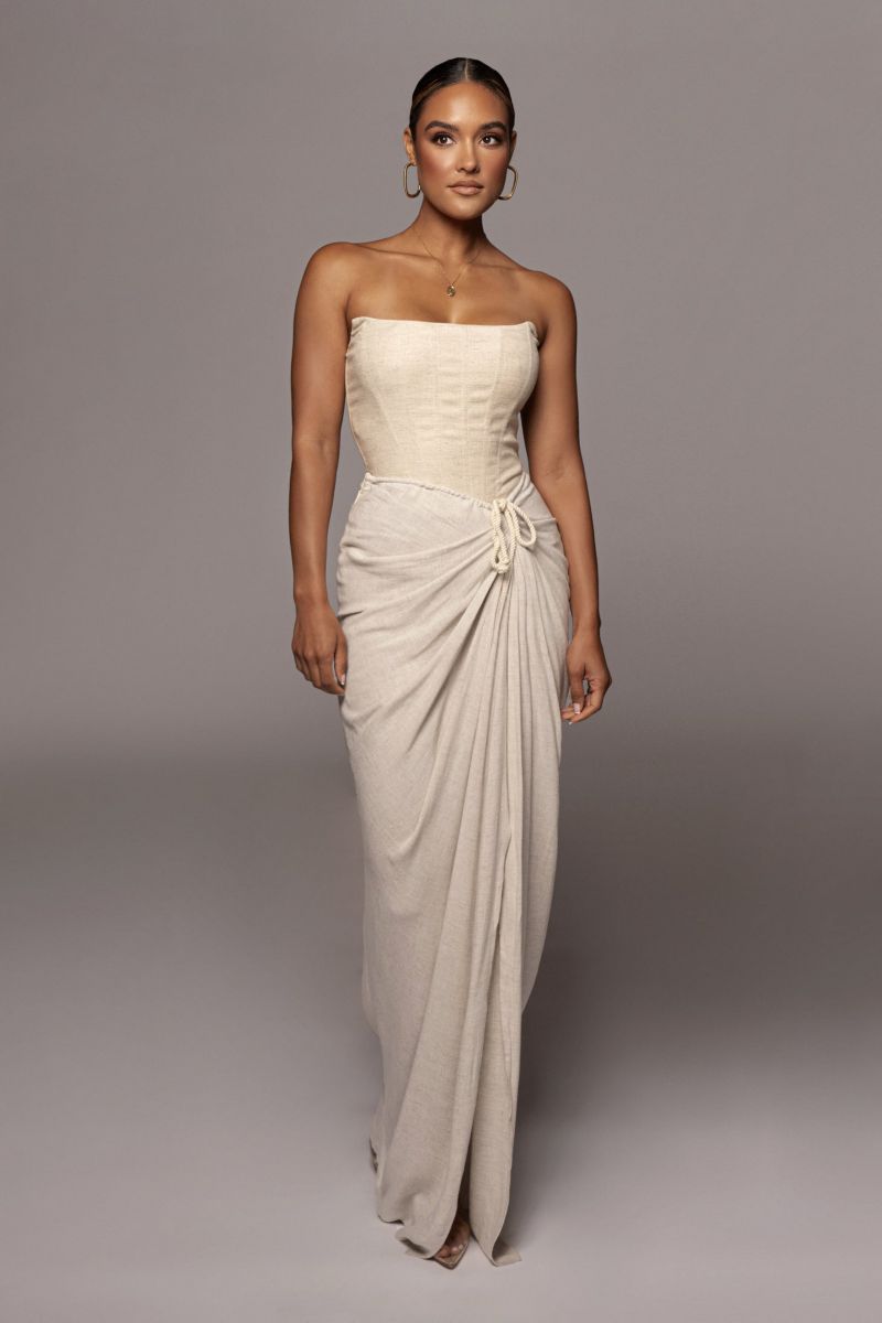 Women's Noelia Linen Slit Skirt