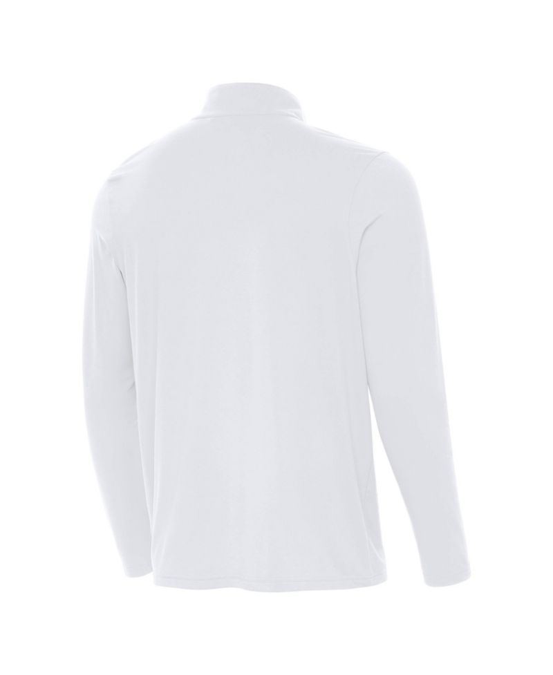 Men's Detroit Lions Intent Quarter-Zip Mock Neck Long-Sleeve Jacket