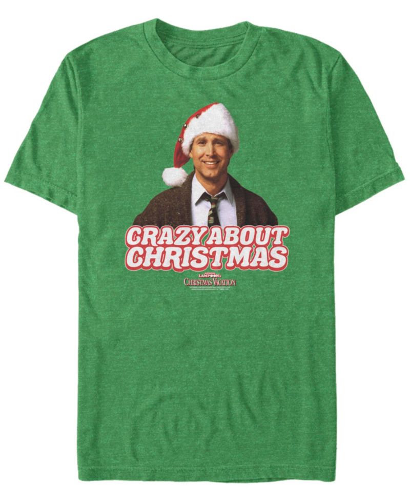 Men's National Lampoon Christmas Vacation Refill Your Eggnog Short Sleeve T-shirt