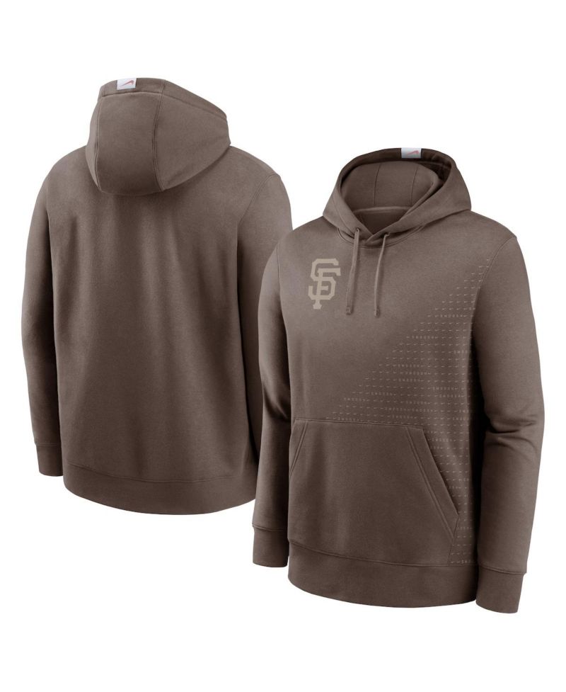 Men's Light Brown San Francisco Giants Statement Pullover Hoodie