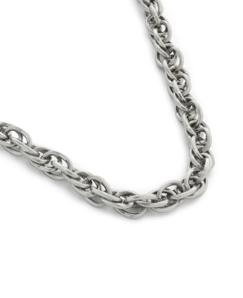 Silver Heritage Twist Link Collar Necklace