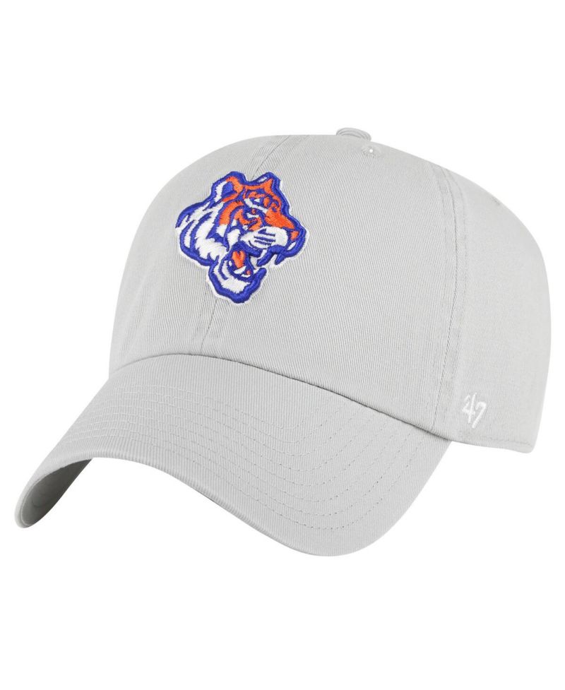 Men's Gray Savannah State Tigers Side Back Clean Up Adjustable Hat