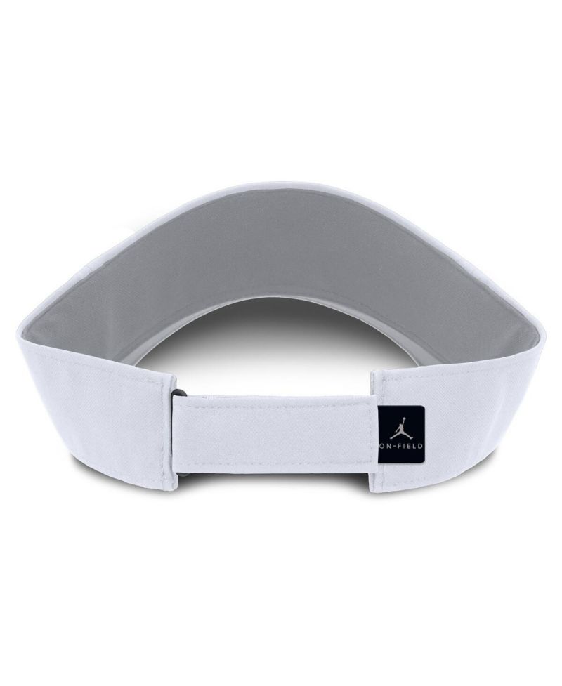 Men's White Michigan Wolverines 2025 On-Field Gameday Performance Ace Adjustable Visor Hat