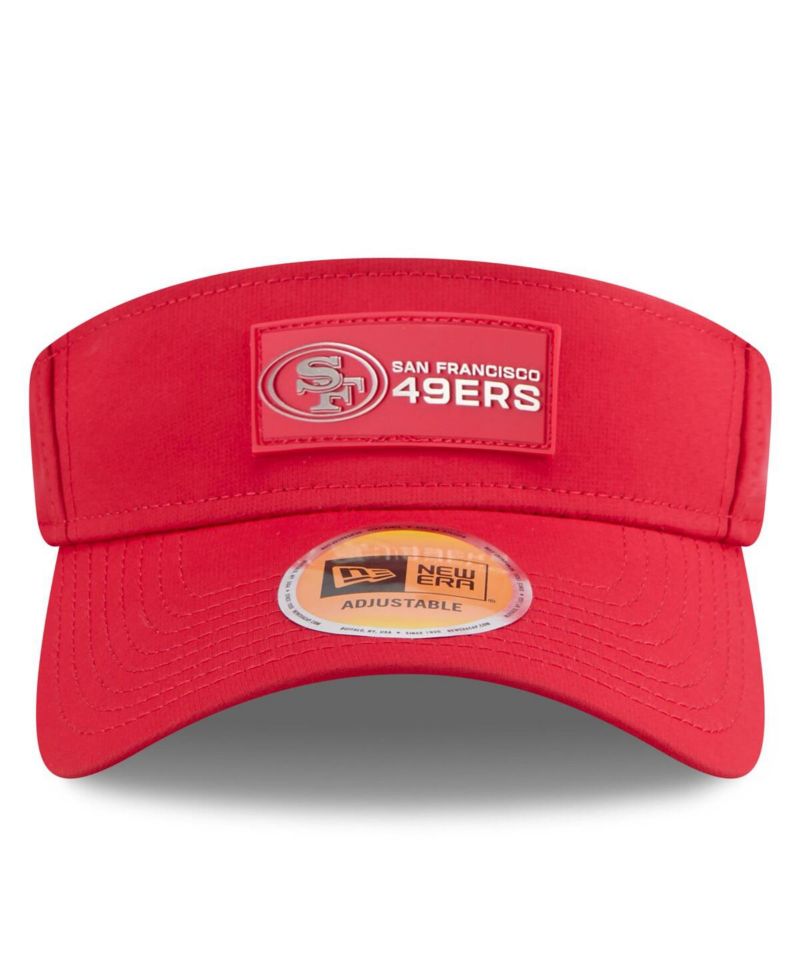 Men's Scarlet San Francisco 49ers 2025 Sideline Visor Hat