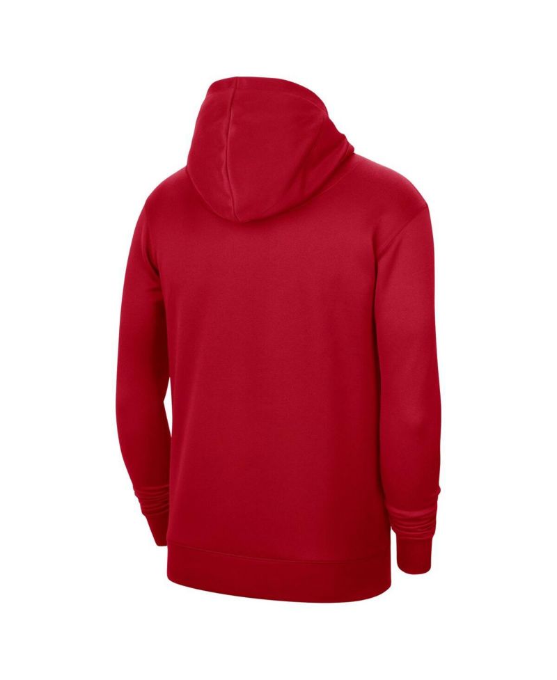 Men's and Women's Red Atlanta Hawks 2023/24 Performance Spotlight On-Court Practice Pullover Hoodie