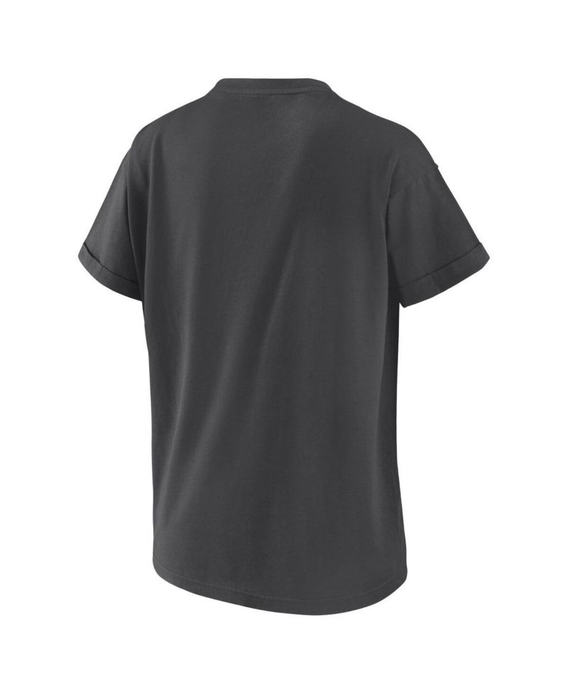 Women's Charcoal Houston Astros Domestic Box Color Boyfriend T-Shirt