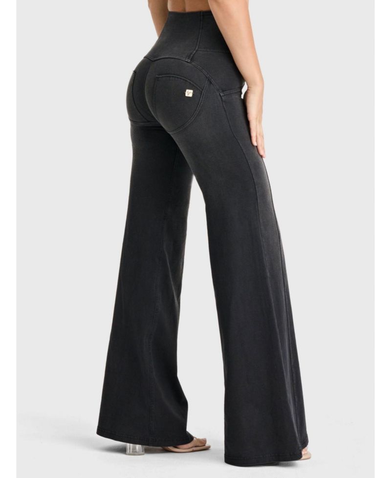 Women's High-Rise Sculpting Palazzo Flare Jeans