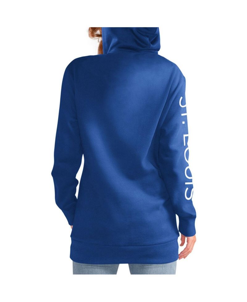 Women's Blue St. Louis Blues Overtime Pullover Hoodie