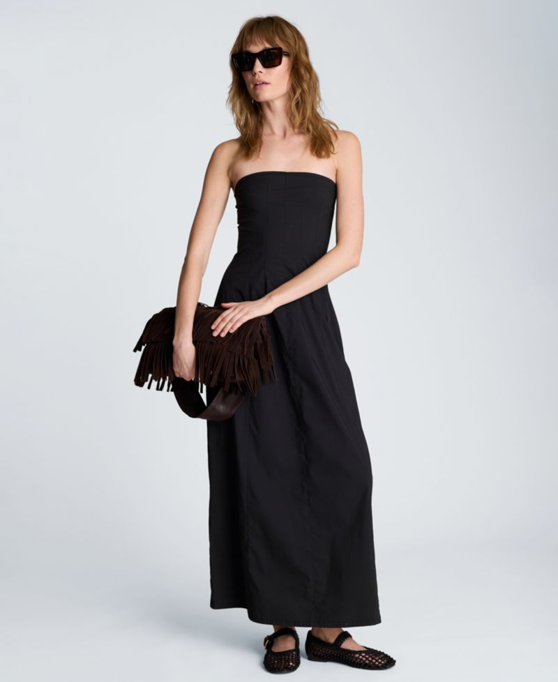 Women's Strapless Maxi Dress