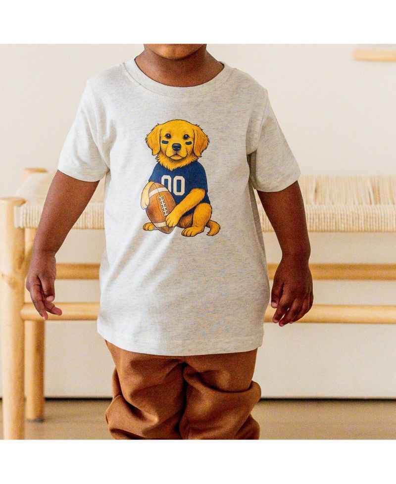 Big Boys Sports Pup Short Sleeve T-Shirt