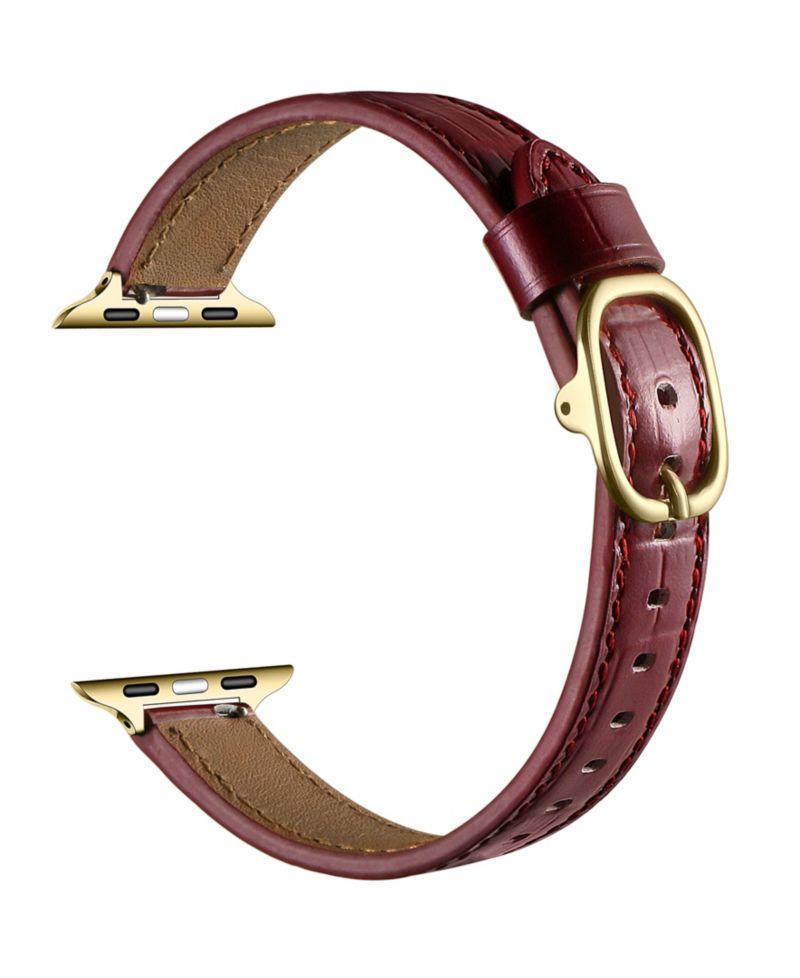 Carmen Skinny Croc Leather Band for Apple Watch