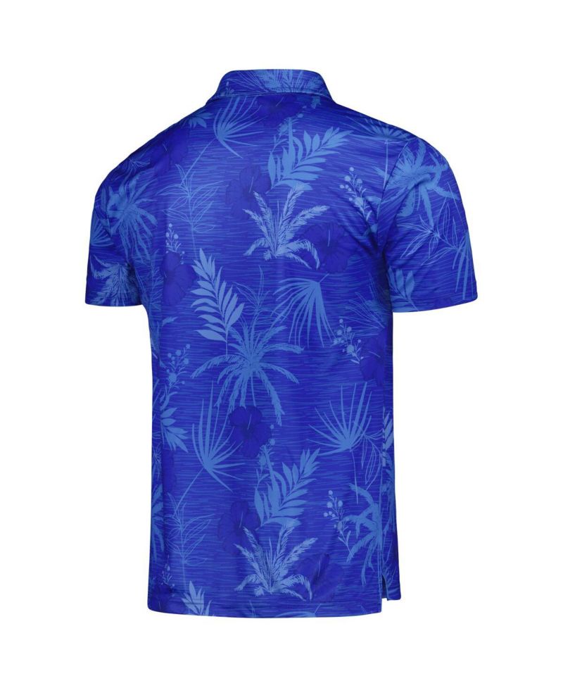 Men's Royal Kansas Jayhawks Palms Team Polo Shirt