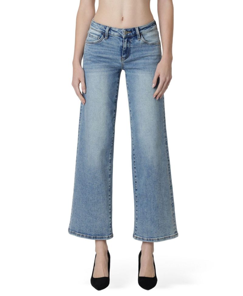 Women's Low Rise Wide Leg Jeans