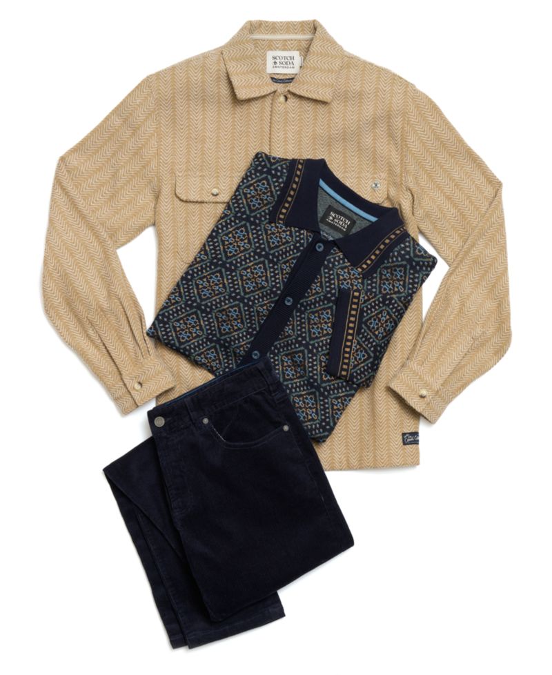 Men's Ralston Cotton Corduroy Slim-Fit Pants