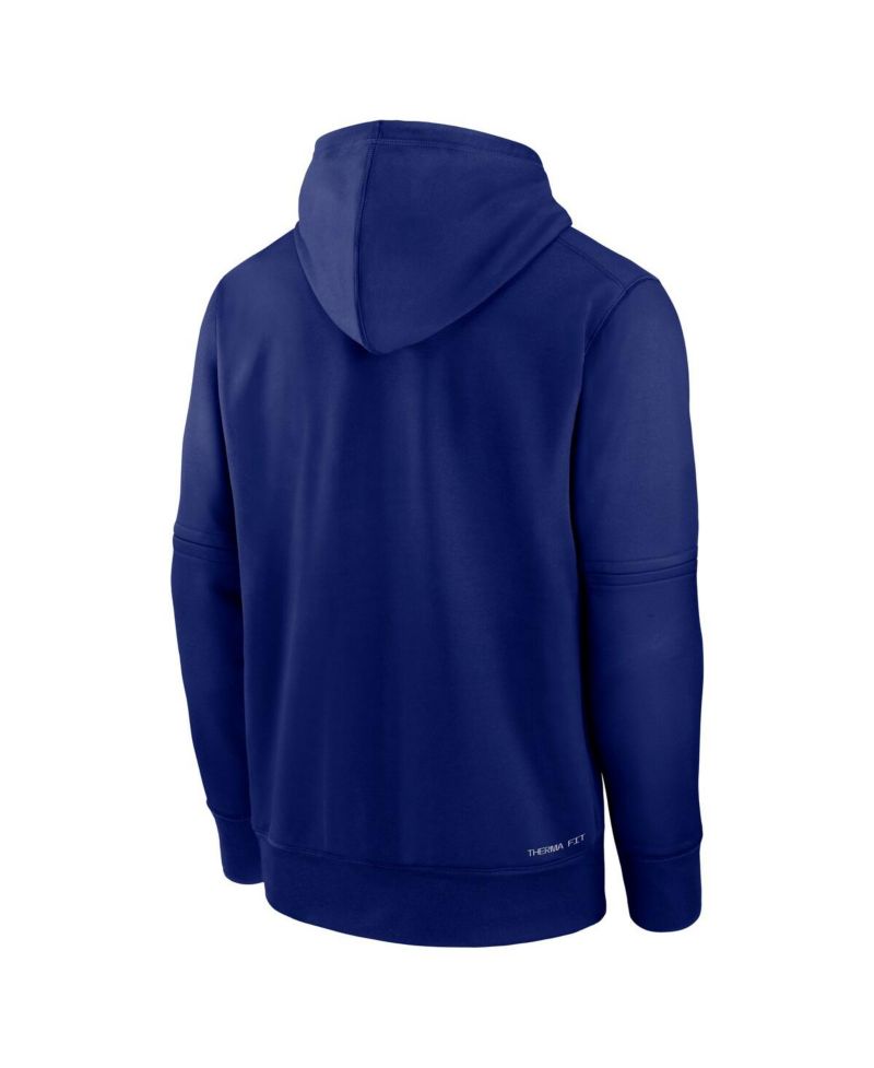 Men's Royal Texas Rangers Authentic Collection Therma-FIT Hoodie