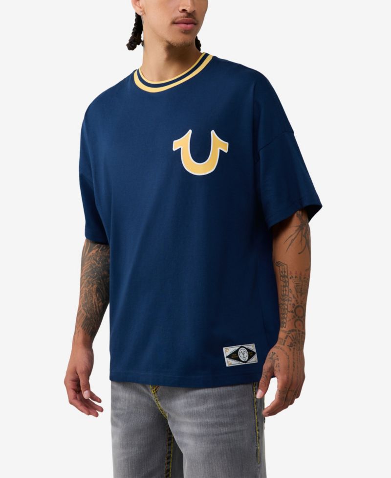 Men's Script Heavy Oversized T-Shirt