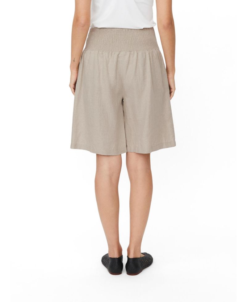 Women's Mapinja Smock Waist Linen Shorts