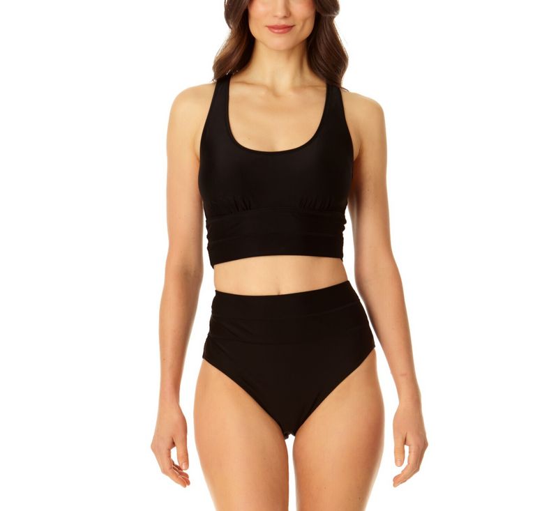 Women's Banded Halter Longline Bra Top