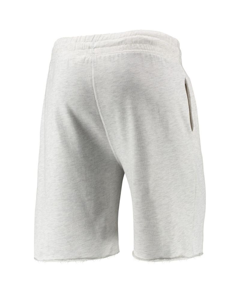 Men's Oatmeal Detroit Tigers Mainstream Logo Terry Tri-Blend Shorts