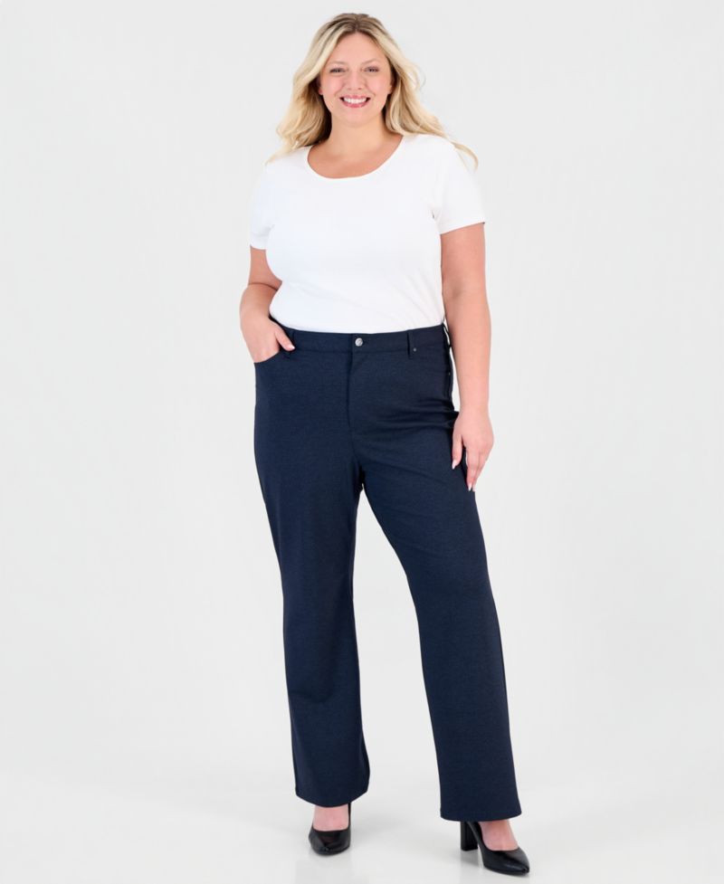Plus Size Lexington Bootleg High-Rise Bootcut Jeans