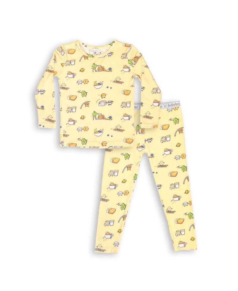 Unisex Kids Love You Brunches Set of 2 Piece Pajamas