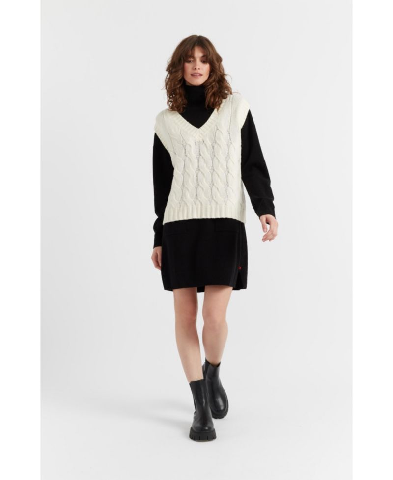 Women's Chinti and Parker Cashmere Rollneck Dress