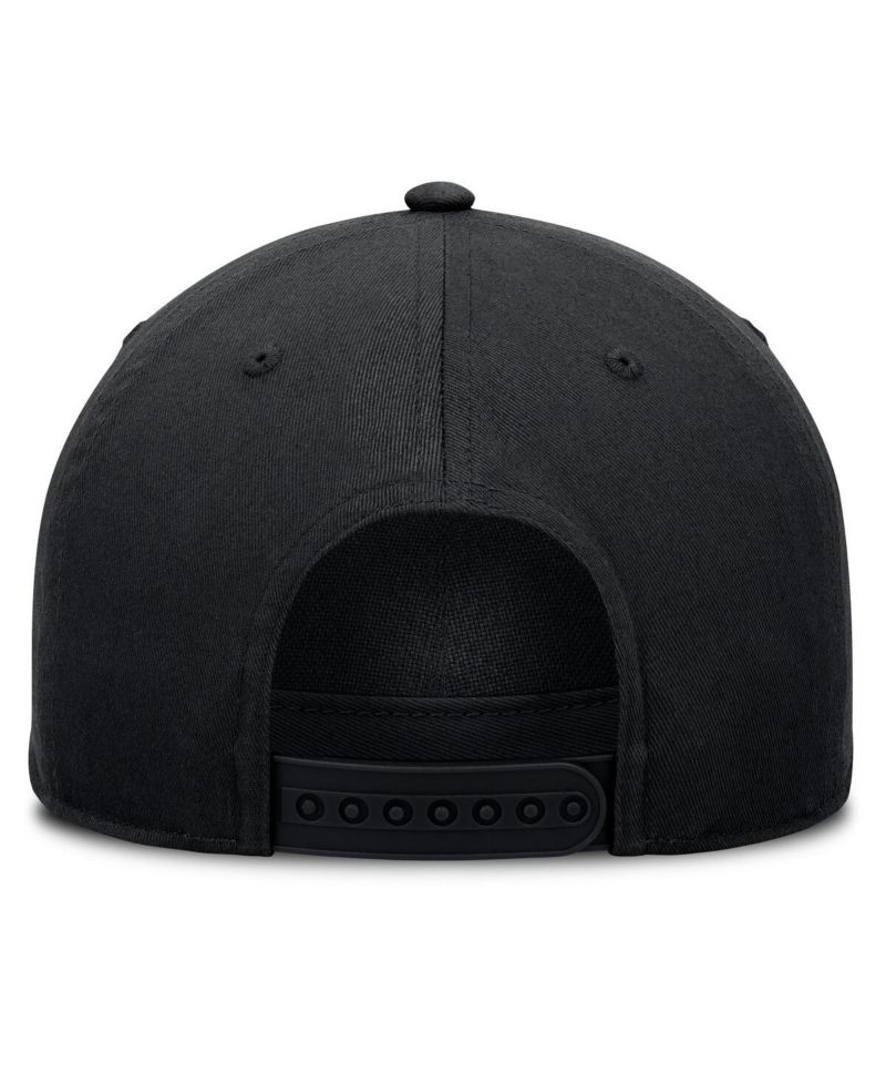 Men's Black Arkansas Razorbacks Undertone Rope Adjustable Hat