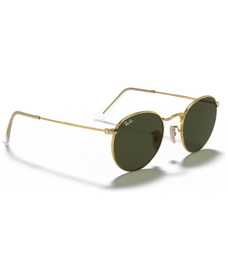Unisex Round Metal Sunglasses, RB3447